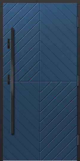 Drzwi zewnętrzne drewniane Erkado Modern - model minimalistyczny